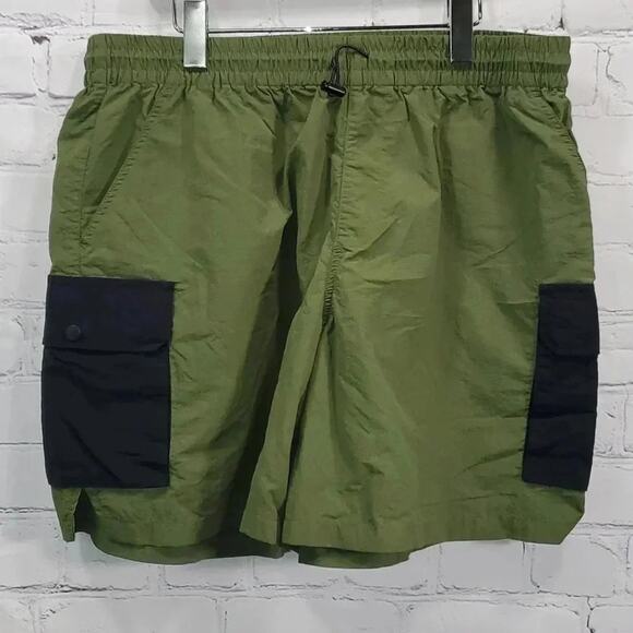 LCKR Cargo Army Green Board Shorts Men's Size XL - Picture 1 of 9
